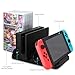 Price comparison product image ADZ Nintendo Switch Multifunction Charge Dock Stand for Console, Joy-Con, Pro Controller and Game Card Storage