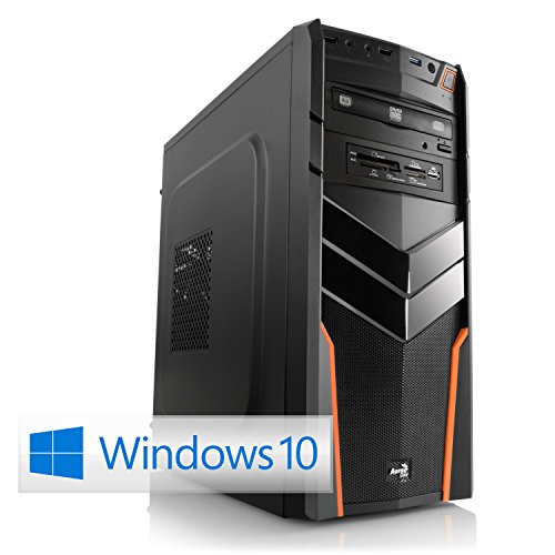 Gaming PC IDV FX-6300-2 inkl. Windows 10 Home - AMD Hexa-Core FX-6300 6× 3500 MHz, GeForce GTX 1050Ti, 8GB RAM, 1TB HDD, 10in1 CardReader