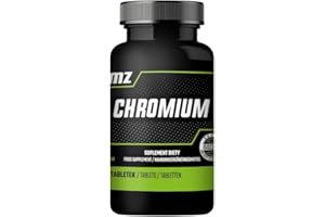 MZ MEET THE ZONE Chromium Picolinate 200 µg per Serving - 200 Vegan Tablets - 6 Months Supply - High Absorption - Optimal Nutrient Metabolism Support -Diet Supplement by MZ