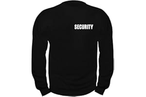 Spaß Kostet Männer und Herren Pullover Security mit Rückendruck