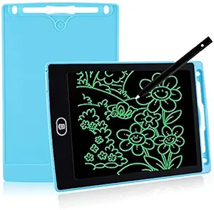Look&Took LCD Writing Assorted In Colour Tablet 8.5Inch E-Note Pad Writing Kids Toys With Remove Button For Office Home School Tution