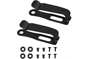 Wisebom 2 Juego de Fundas Kydex K con Clip para la Cintura, Clip de Acceso para Cuchillo Kydex