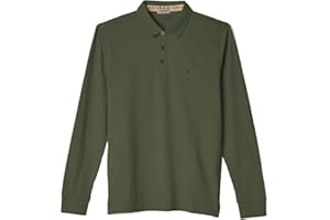 Coveri Polo Uomo Manica Lunga Sportiva Caldo Cotone Felpato Invernale M L XL XXL