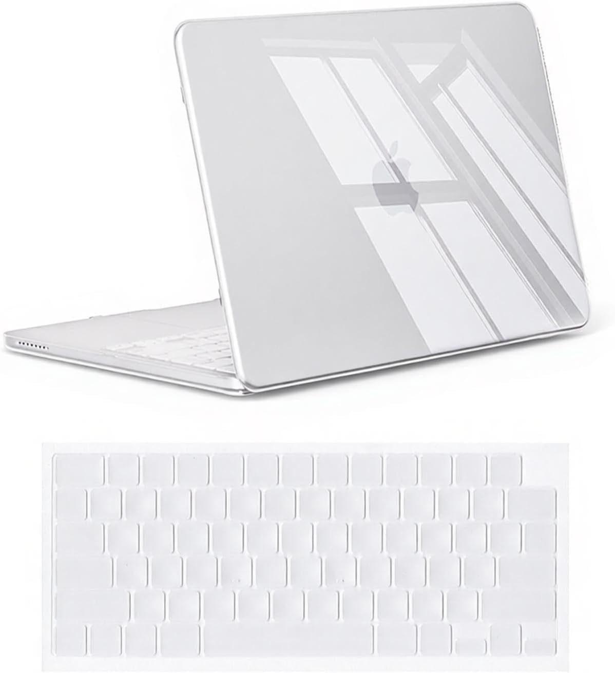 Se7enline Compatible with Clear MacBook Neo 13 inch Case 2026 Model A3404, Hard Shell & Washable Keyboard Cover, Anti-Scratch Anti-Drop Slim Fit Protective for Daily Use Travel,Crystal Transparent