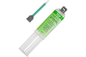 LANGLAUF SCHUHBEDARF Top Pox - Colla epossidica 5 minuti in resina adesiva in siringa dosatrice + 1 ugello miscelatore, resina di riparazione, colla bicomponente (1 pezzo)