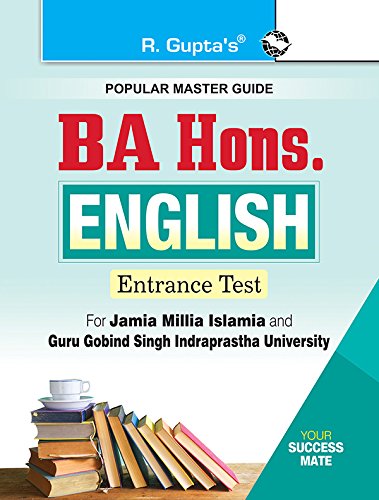 Buy Ba Hons English Entrance Exam Guide For Jmi Ggsipu Book Online At Low Prices In India Ba Hons English Entrance Exam Guide For Jmi Ggsipu Reviews And Ratings