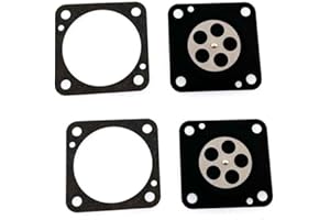 BOOSTI 2x Membrane Dichtung Satz Reparatursatz für Wacker Stampfer mit WM80 Motor Bing 33 Vergaser B S42, BS 45, BS 50, BS 52, BS 60 Y, BS 62 Y, BS 65 Y, BS 105 Y