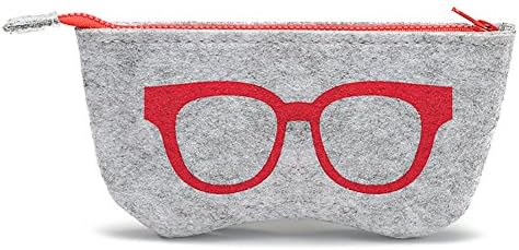 youbeautify Colorful Case Glasses Box Felt Eyeglass Bag Eyewear Pouch