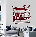 libros mas leidos por adolescentes Las calcomanías están hechas de vinilo de alta calidad y tienen un acabado mate, por lo que se ven casi pintadas en la pared. Son desmontables y no dañarán la pared después de la extracción.Seguridad infantil: todas nuestras calcomanías son completamente no tóxicas y no contienen ningún producto químico que pueda afectar su salud.