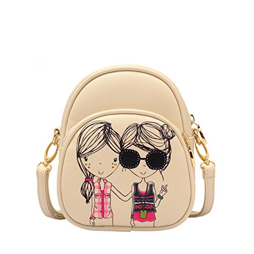 examen yiyo femmes en cuir PU sac bandoulière Fashion Cartoon Motif appareil photo Instax Etui pour Appareil Photo Instax Mini 8 70/7S 25 50s 90 Films