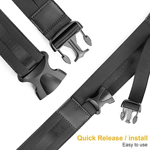 Anwenk Grande Taille Cam  ra Ceinture Harnais Ceinture Faisceau 36  -55  R  glable    D  clenchement Rapide Boucle Enregistrer Courroie de Taille pour DSRL Canon Nikon Sony Pentax Panasonic   tui    Lentill