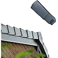Klober Dry Verge Grey Right Hand Units - Plastic Roof Line End Cap for Gable/Apex