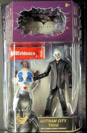 Batman Dark Knight Movie Masters Action Figure: Gotham City Thug with Evidence Bag [Mask Styles may vary]