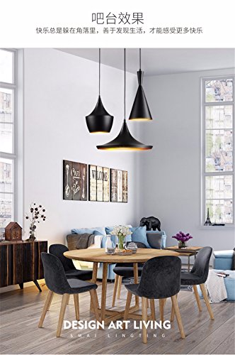 Sqiao Modern Led Pendant Lights Restaurant Chandeliers Three