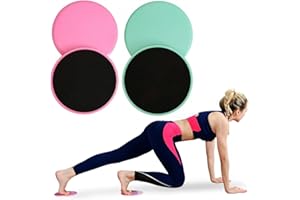 KSOIQPU 4 Pezzi Dischi Scorrevoli per Fitness Slider Fitness Dischi Disco Scorrevole Core Sport Allenamento Completo Del Corpo per Fitness Palestra Casa Yoga Pilates(2 Colori）