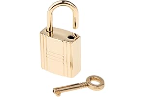 chiwanji Lucchetto Adorabile Della Serratura Per I Bagagli Del Cassetto Della Valigia Di Viaggio Della Scuola Della Borsa Della Palestra Dell'armadio - Dorato chiaro, 3