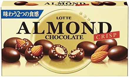 Lotte almond chocolate & lt; Crisp & gt; 89gX10 boxes