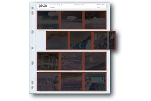 eTone 25x Print File 120-4UB Archival 6x7 120 Film Negatives Pages Sleeves Preservers
