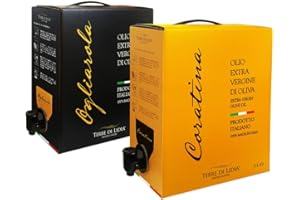 TERRE DI LIDIA SAPORI E SAPERI DI PUGLIA Terre di Lidia - Olio di Oliva Extravergine Evo - Nuovo Raccolto 2023/2024 - Prodotto Italiano 100% - Estratto a Freddo (Delicato+Intenso, 2 x 3 Litri)