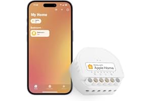 Meross Smart Light Switch Module, DIY Wall Switch Module, Wireless Relay Smart Switch works with Apple HomeKit, Alexa, Google, Remote and Voice Control, No Hub Required, 2.4GHz, 10A