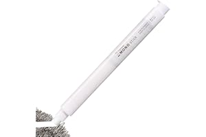 Stylo-gomme Tombow MONO Stick blanc, gomme de précision avec pointe de 6,7 mm, rechargeable, mécanisme à pression, sans phtalates [EH-KM21]