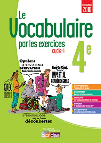 Azab Bookindustrial ăTĂ©lĂ©chargeră Le Vocabulaire par les exercices 4e