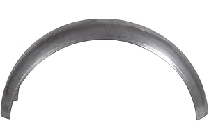 HANSEN STYLING PARTS Universeller Heckfender aus Stahl, oberflächenverzinkt Breite: 150 mm Dicke: 1 mm ohne Bördelung