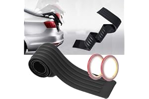 AIMISITE Car Rear Bumper Protector, Back Bumper Protector Guard 104cm Hide Scratches On Car Universal Car Door Sill Guards Rubber Suitable for Car Pickup SUV Truck