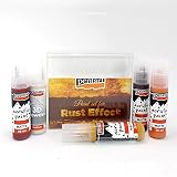 rostfarbe mischen Inhalt des Sets: 4x20ml Acrylfarbe matt und 1x20ml 3D-Pulver