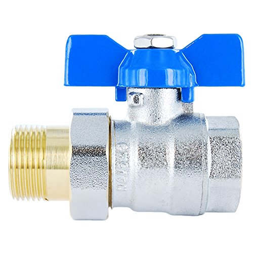 Genebre Messing Kugelhahn Verschraubung mit Flügelgriff – AG/IG – voller Durchgang – PN 25 – 3/4″ - 2