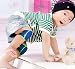 1 Pairs Super-thick Crawling Baby Knee Pads Protector Children Knee Pad BLUE