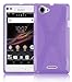 Produktbild Cadorabo Hülle für Sony Xperia L - Hülle in FLIEDER VIOLETT – Handyhülle aus flexiblem TPU Silikon im X-Line Design - Silikonhülle Schutzhülle Soft Back Cover Case Bumper
