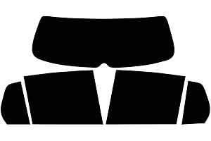 PSSC WINDOW FILM PSSC Pre Cut Rear Car Window Films for VW Polo 5 door Hatchback 2002-2004 20% Dark Tint