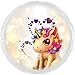 Produktbild Einhorn mit Herzen Ø 45cm + Einhorn Folienballon für Kinder + PORTOFREI mgl + Geschenkkarte + Helium & Ballongas geeignet. High Quality Premium Ballons vom Luftballonprofi & deutschen Heliumballon Experten. Tolles Luftballon Geschenk für Kinder und Ballon Deko Kindergeburtstag