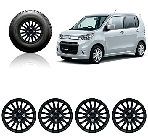 Auto Pearl-Premium Quality Car Full Black Wheel Cover Caps Black 13 inches Press Type Fitting For - Maruti Suzuki WagonR Stingray LXI RS.1649 (47.00% Off) - Amazon