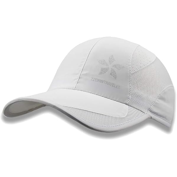 Casquette Baseball Blanche Mesh - Ajustable - Unisexe - Pour Sport, Golf - Gisdanchz