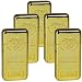Produktbild Sturmfeuerzeug "BULLION" Goldbarren Feuerzeug aus massivem Vollmetall ROTE TURBO FLAMME Gas Jet Lighter (5x Feuerzeug "BULLION")