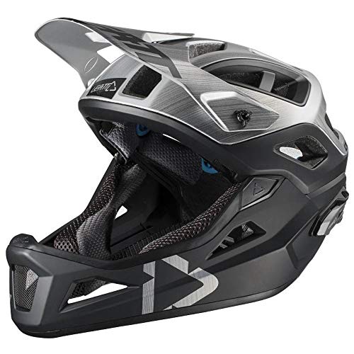 Leatt DBX 3.0 Enduro V2 Helm Unisex, uni, Dbx 3.0 Enduro V2, grau / schwarz, 55-59 cm