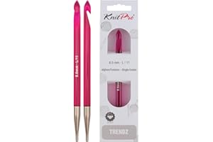 KnitPro Trendz Afghanische/Tunesische Häkelnadel | 8mm