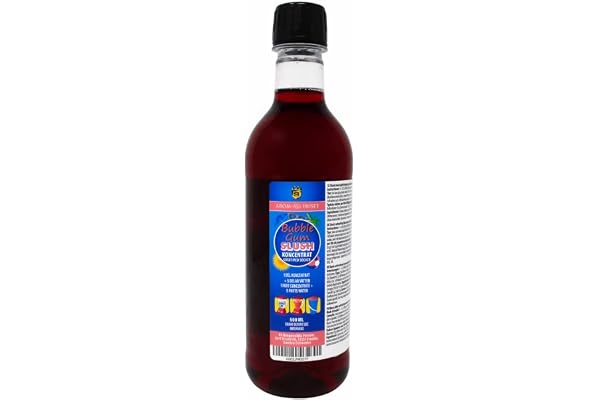 Tuggummi-slushkoncentrat 500 ml, blandningsförhållande 1:5 | Slush-is | Crush-is | Vattenis | Granita