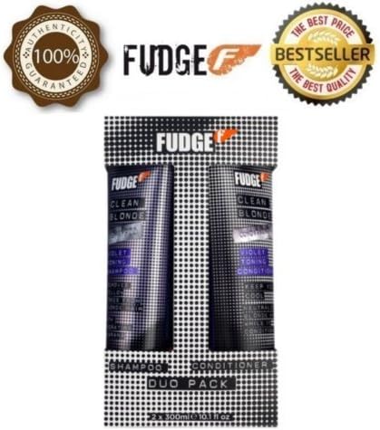 Official Fudge Clean Blonde Violet Shampoo Conditioner 300ml DUO pack