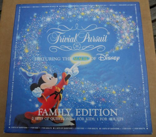 Trivial Pursuit Magic of Disney Family Edition by Milton Bradley