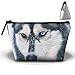 Produktbild Portable Makeup Bag Organizer Travel Magic 3D Printing Siberian Husky Cosmetic Bags Brush Storage Pouch for Women Purse makeup brush bag