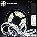 Produktbild LED Streifen 5m Kaltweiß, Anten 600 LED Lichtleiste LED Strip Lichtband IP65 Wasserdicht 2835 mit Fernbedienung 12V Netzteil für Deko Bar Party Schlafzimmer