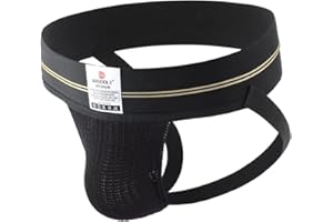 BRODDLE Herren Jockstrap Stretchy Nylon Mesh Pouch Performance Workout Athletic Supporters for Men