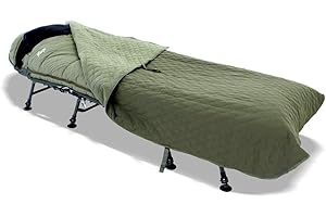 ‎LUCX Lucx® Guardian Delux Bedchair Cover Abdeckung für Angelliege & Schlafsack Schutzhaube für Karpfenliege Rain Cover