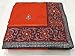 Nivah Fashion Women's Satin & Net Embroidery Saree with Blouse Piece(K608-Light Orange-Free...