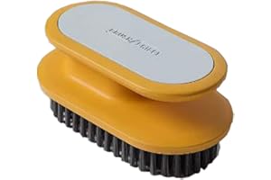 KBUYS Bürste mit weichen Borsten zum Reinigen von Kleidung, Schuhen, Küche usw. Reinigungsbürste für den Haushalt (Gelb)