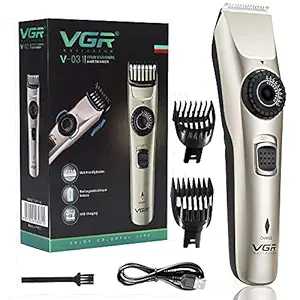 VGR V-031 Hair Trimmer Professional Cord & Cordless Hair Clipper For Men - Multicolor