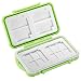 Produktbild Neewer 14 Schlitze Speicherkarten-Etui-Halter, haltbarer wasserdichter Anti-Schock Speicherschutz-Karten-Kasten für 10 Mikro-Sd-Karten / 10 TF Karten / 2 CF Karten und 4 SD Karten / 4 XD Karten - Grün